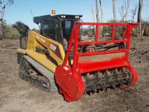 RC100 with Forestry Mulcher